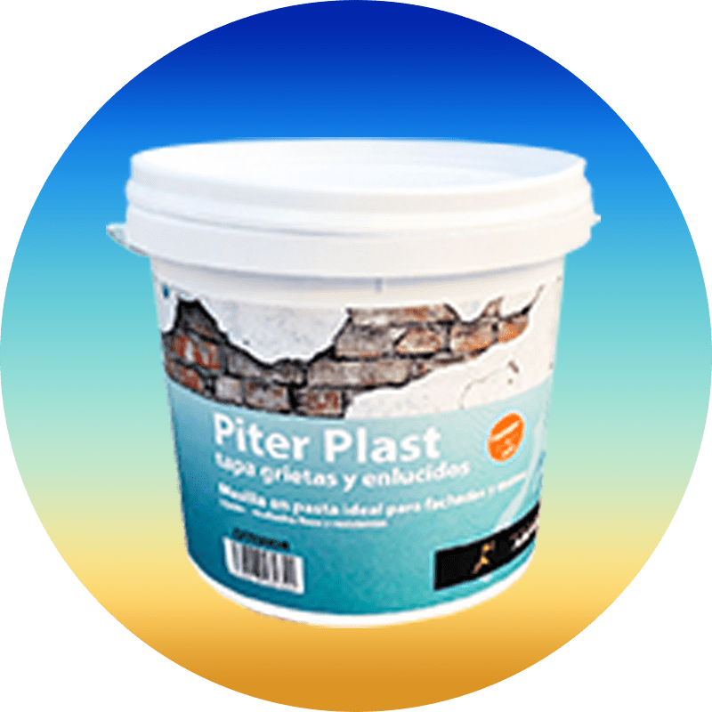 Masilla al uso con fibra Piter Plast
